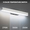 Dweled Styx 19in LED Bathroom Vanity or Wall Light 3-CCT 2700K-3000K-3500K Set to 3000K in Brushed Aluminum WS-411 - alternate 5